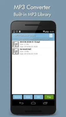 MP3 Converter android App screenshot 1